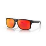 Oakley Sonnenbrille Holbrook (Glasfarbe: Prizm ruby) schwarz matt - 1 Brille